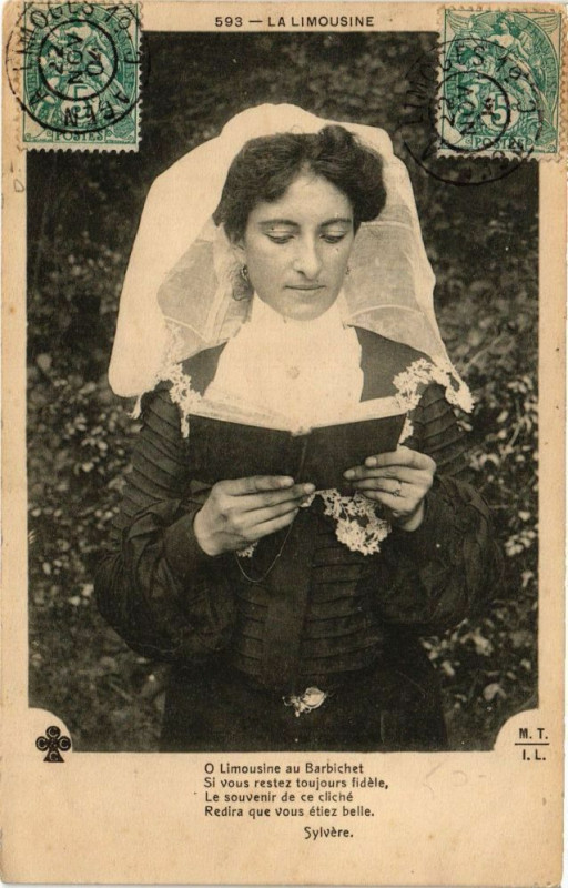 Carte postale ancienne La Limousine
