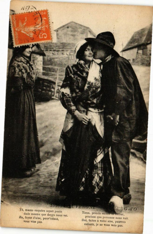 Carte postale ancienne L'Auvergne