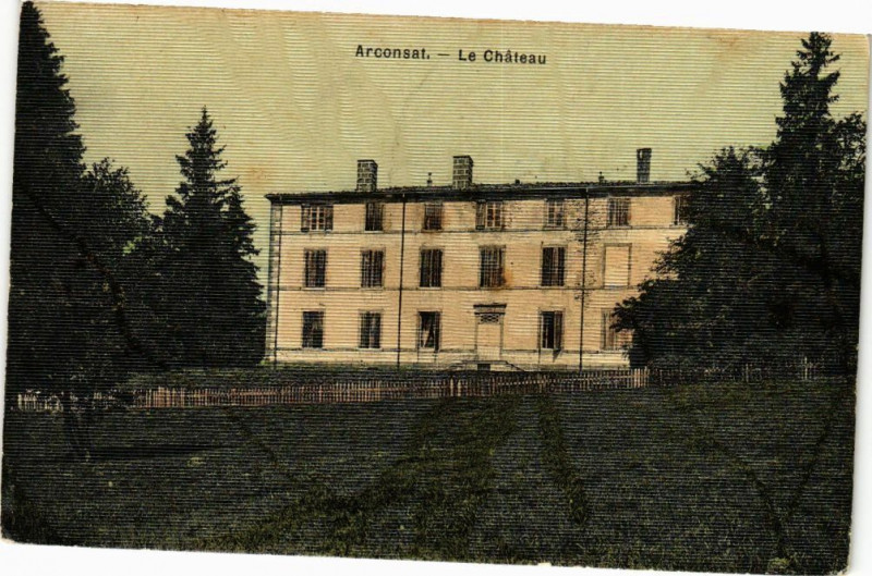 Carte postale ancienne L'Arconsat - Le Chateau à Arconsat