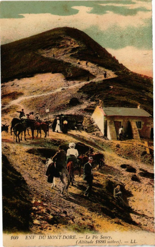 Carte postale ancienne Env. du Mont-Dore - Le Pic Sancy à Mont-Dore