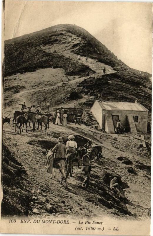 Carte postale ancienne Env. du Mont-Dore - Le Pic Sancy à Mont-Dore