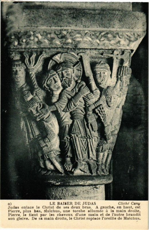 Carte postale ancienne Le baiser de judas