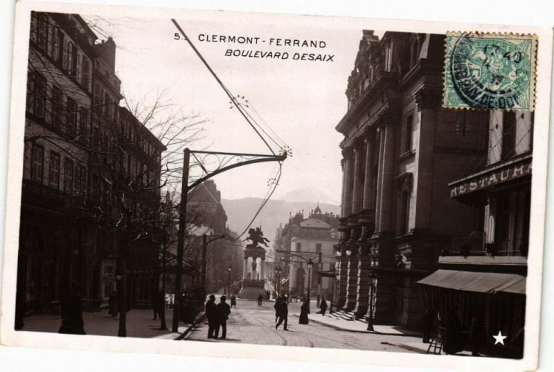 Carte postale ancienne Clermont-Ferrand - Boulevard Desaix à Clermont-Ferrand