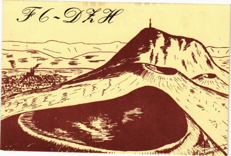 Carte postale ancienne F6 - Dzh Maurice Levasseur 15 Imp Paul Lapie 63000CLERMONT-Ferrand à Clermont-Ferrand