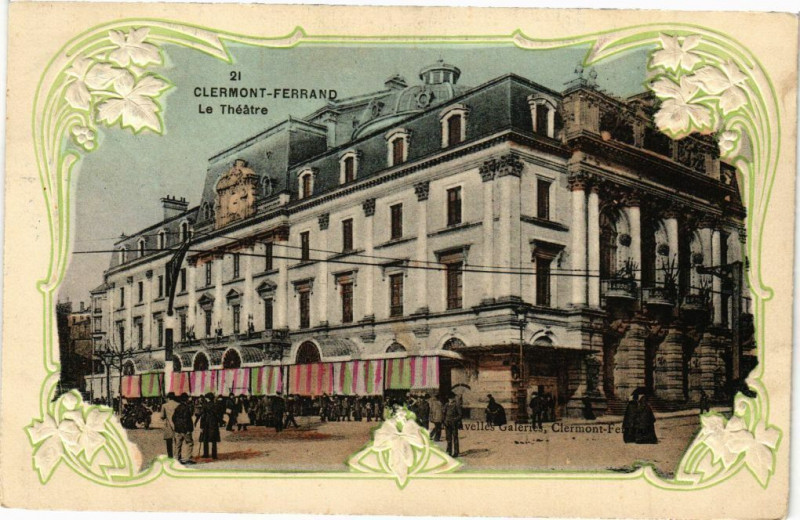 Carte postale ancienne Clermont-Ferrand - Le Theatre à Clermont-Ferrand