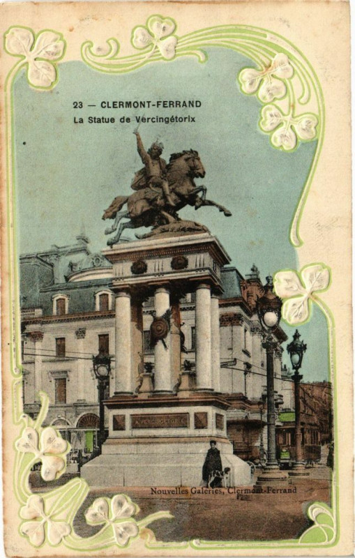 Carte postale ancienne Clermont-Ferrand - La Statue de Vercingetorix à Clermont-Ferrand