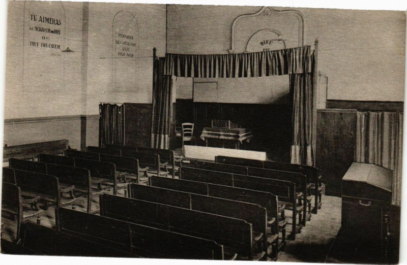 Carte postale ancienne Eglise Reformée de Clermont-Ferrand - Le Foyer 7 rue Haute St-Andre à Clermont-Ferrand