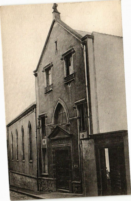 Carte postale ancienne Eglise Reformée de Clermont-Ferrand Le Temple 16 Rue Sidoine à Clermont-Ferrand