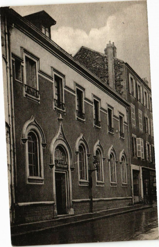 Carte postale ancienne Eglise Reformée de Clermont-Ferrand Le Foyer 7 rue Haute St-Andre à Clermont-Ferrand