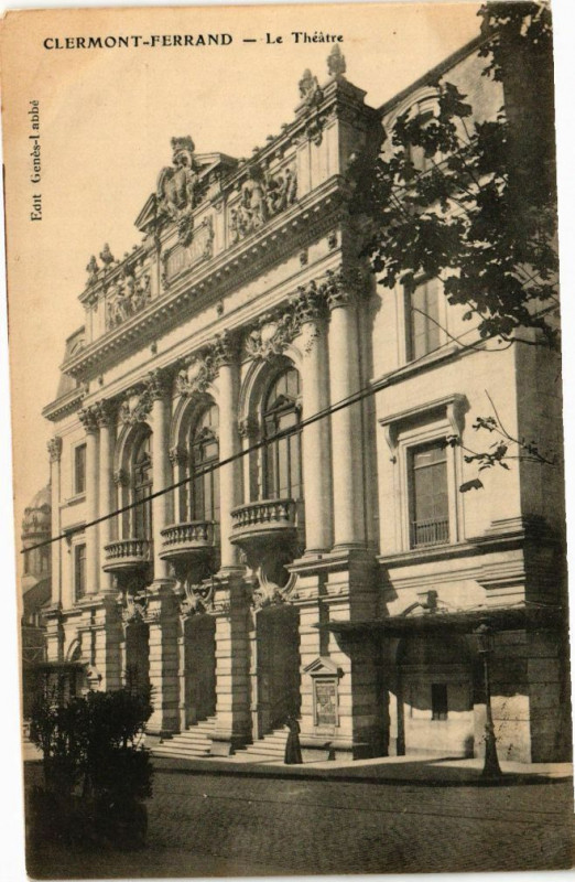 Carte postale ancienne Clermont-Ferrand - Le Theatre à Clermont-Ferrand
