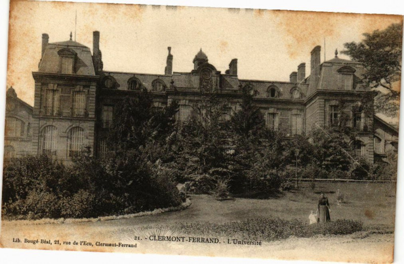 Carte postale ancienne Clermont-Ferrand - L'Universite à Clermont-Ferrand