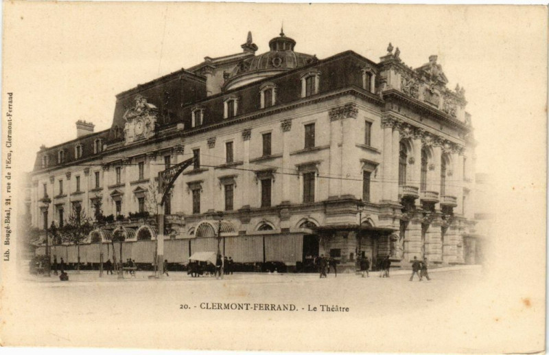 Carte postale ancienne Clermont-Ferrand - Le Theatre à Clermont-Ferrand