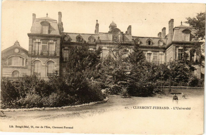 Carte postale ancienne Clermont-Ferrand - L'Universite à Clermont-Ferrand