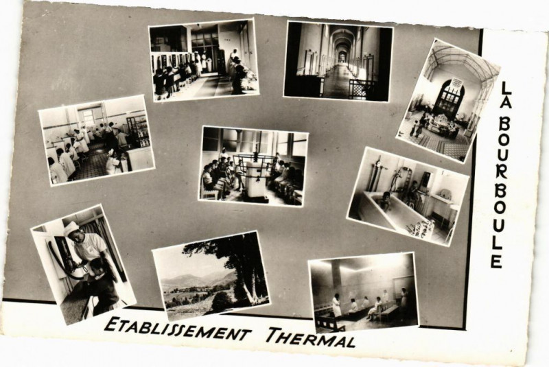Carte postale ancienne La Bourboule-Etabl. THERMal à La Bourboule