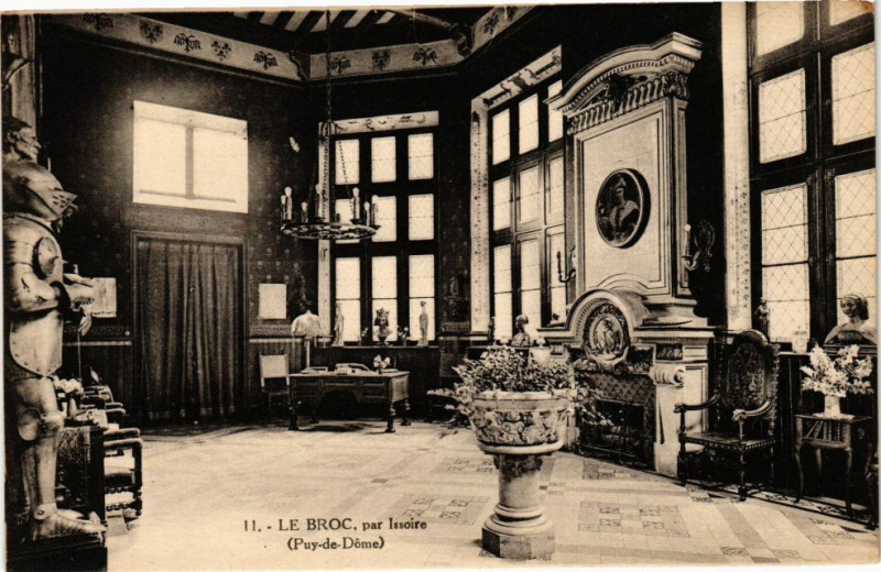 Carte postale ancienne Le Broc-par Issoire à Issoire