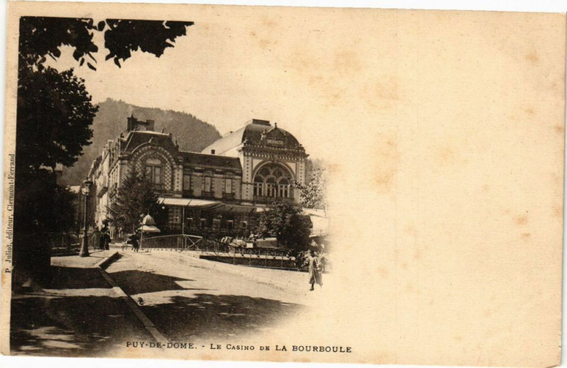Carte postale ancienne Puy-de-Dome - Le Casino de la Bourboule à La Bourboule