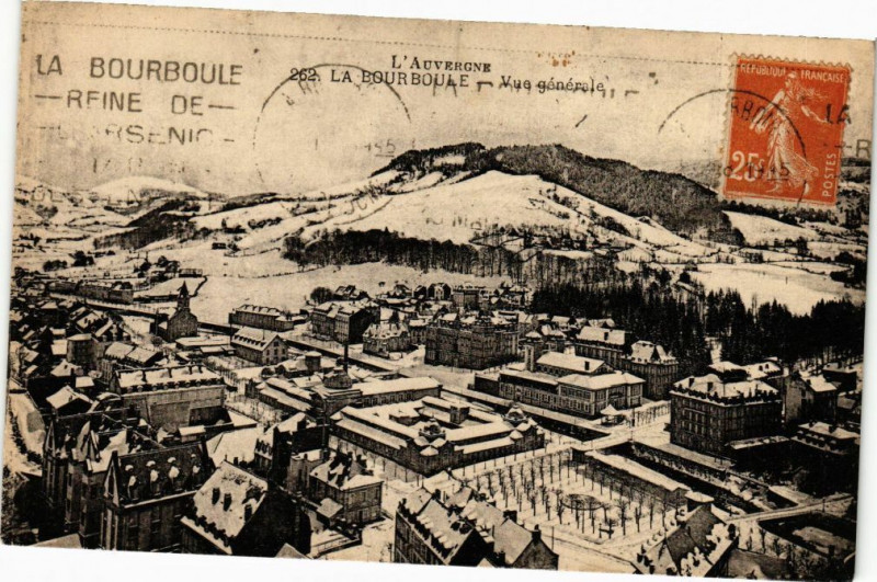 Carte postale ancienne L'Auvergne - La Bourboule - Vue générale à La Bourboule