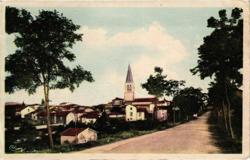 Carte postale ancienne Arlanc (P.-de-D.) - Le Bourg à Arlanc
