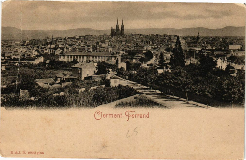 Carte postale ancienne Clermont-Ferrand à Clermont-Ferrand