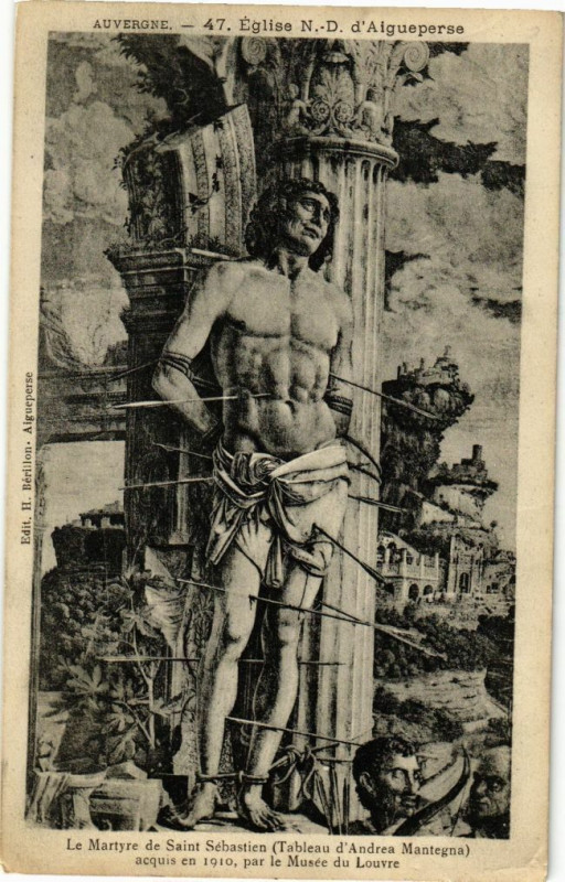 Carte postale ancienne Le Martyre Saint-Sebastien