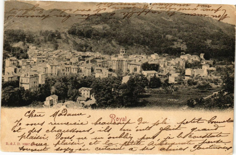 Carte postale ancienne Royat à Royat