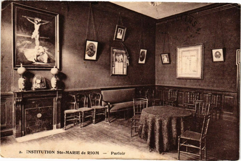 Carte postale ancienne Riom - Partoir à Riom