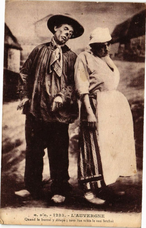 Carte postale ancienne L'Auvergne