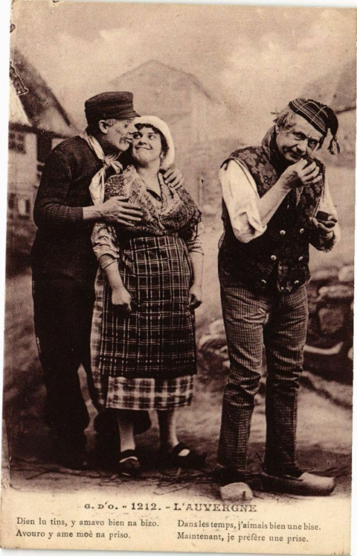 Carte postale ancienne L'Auvergne