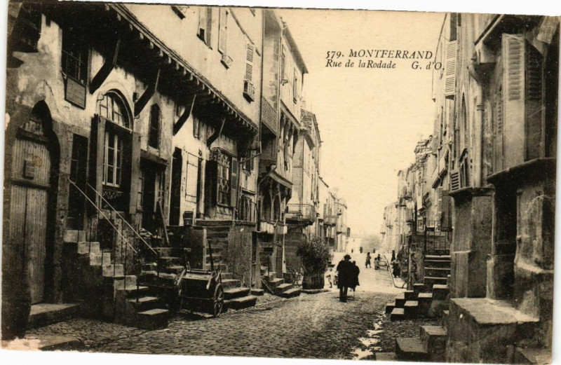 Carte postale ancienne Montferrand - Rue de la Rodade