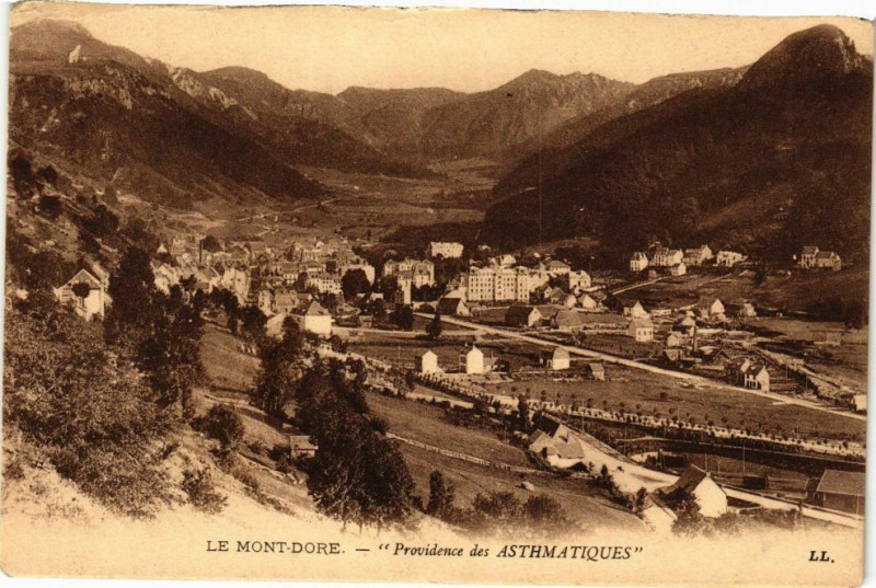 Carte postale ancienne Le Mont-Dore - Providence des Asthmatiques à Mont-Dore
