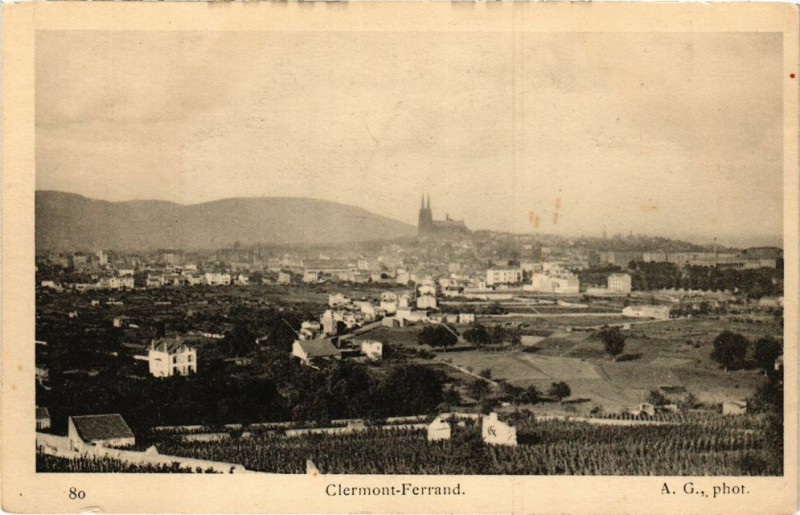 Carte postale ancienne Clermont-Ferrand à Clermont-Ferrand