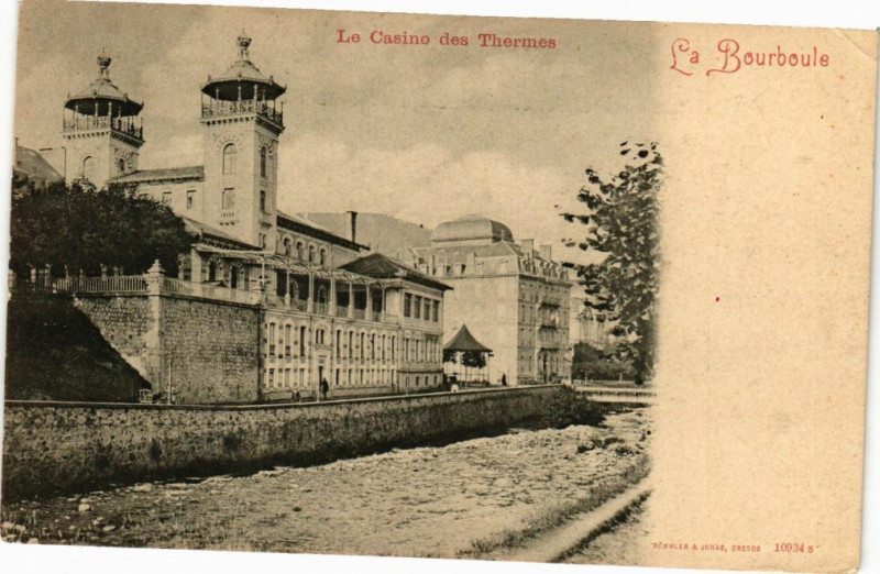 Carte postale ancienne Le Casino des THERMes-La Bourboule à La Bourboule