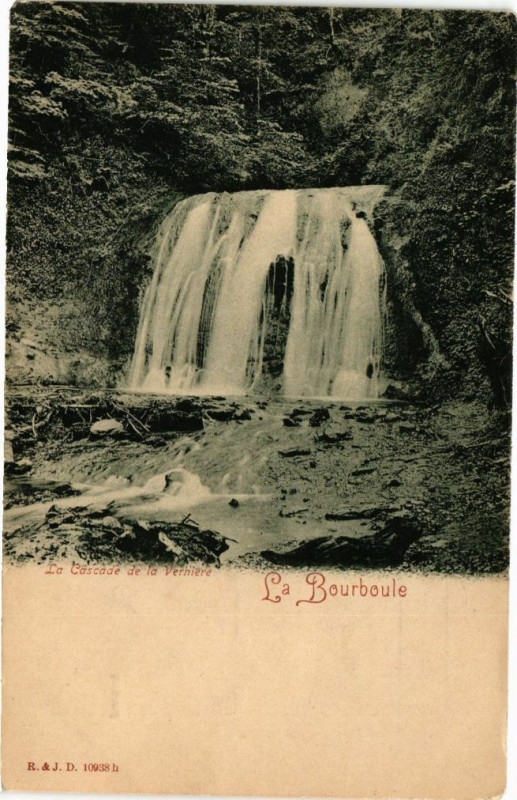 Carte postale ancienne La Cascade de la Verhiere-La Bourboule à La Bourboule