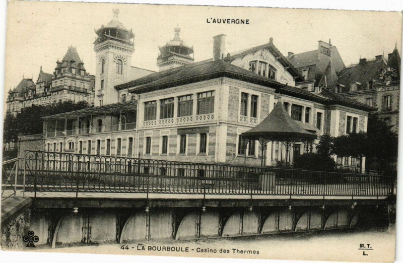 Carte postale ancienne La Bourboule-Casino des THERMes à La Bourboule