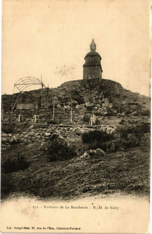 Carte postale ancienne Env. de La Bourboule-de Natzy à La Bourboule