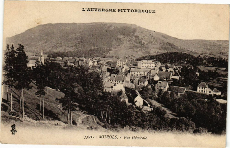 Carte postale ancienne L'Auvergne Pittoresque - Murols - Vue générale à Murol