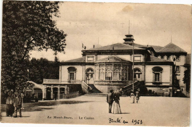 Carte postale ancienne Le Mont-Dore - Le Casino à Mont-Dore