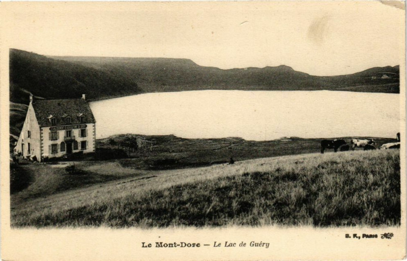 Carte postale ancienne Le Mont-Dore - Le Lac de Guery à Mont-Dore
