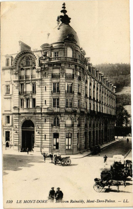 Carte postale ancienne Le Mont-Dore - Sarciron RAInaldy Mont-Dore-Palace à Mont-Dore