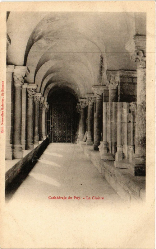 Carte postale ancienne Cathedrale du Puy - La Cloitre