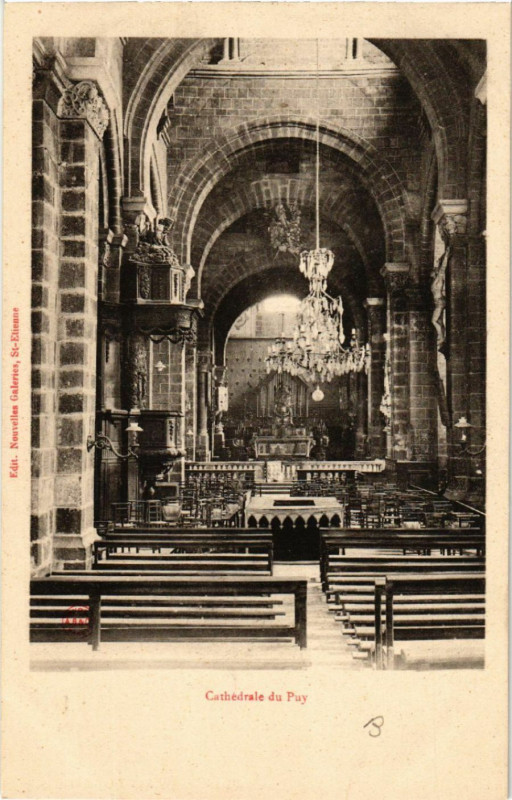 Carte postale ancienne Cathedrale du Puy