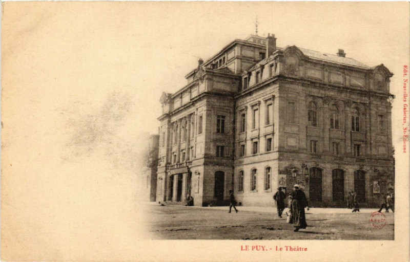 Carte postale ancienne Le Puy - Le Theatre