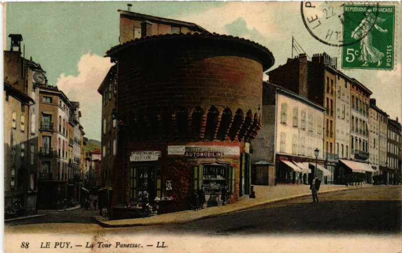 Carte postale ancienne Le Puy - La Tour Panessac