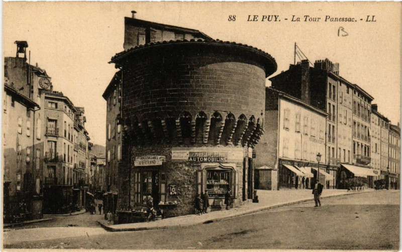 Carte postale ancienne Le Puy - La Tour Panessac