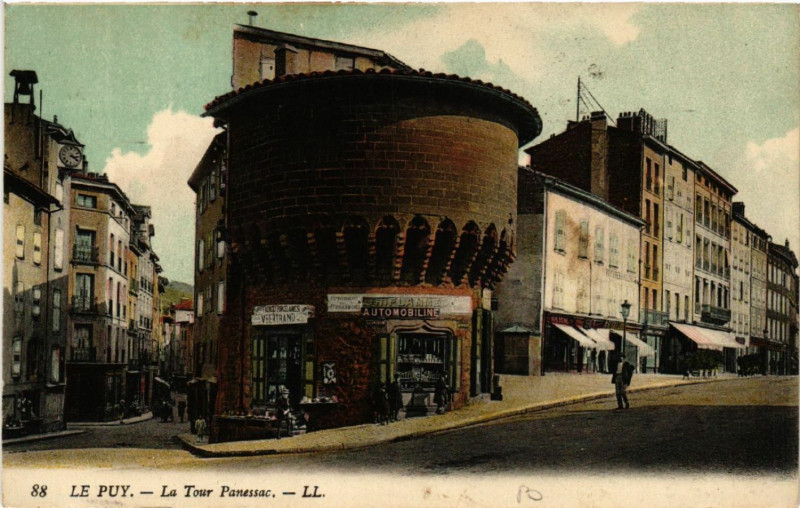 Carte postale ancienne Le Puy - La Tour Panessac