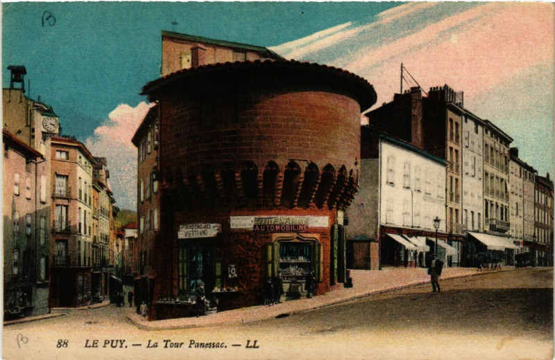 Carte postale ancienne Le Puy - La Tour  Panessac