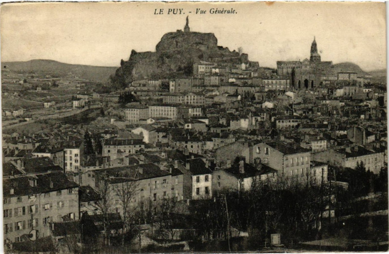 Carte postale ancienne Le Puy - Vue Generale