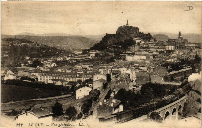 Carte postale ancienne Le Puy - Vue generale
