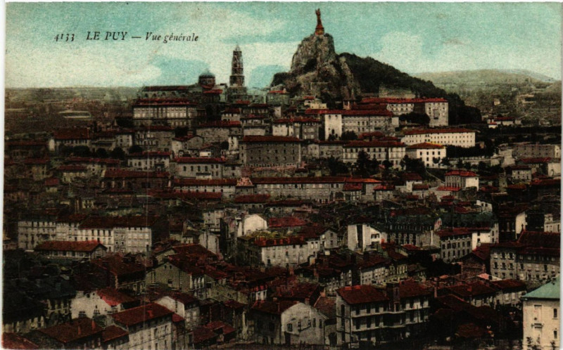 Carte postale ancienne Le Puy - Vue generale