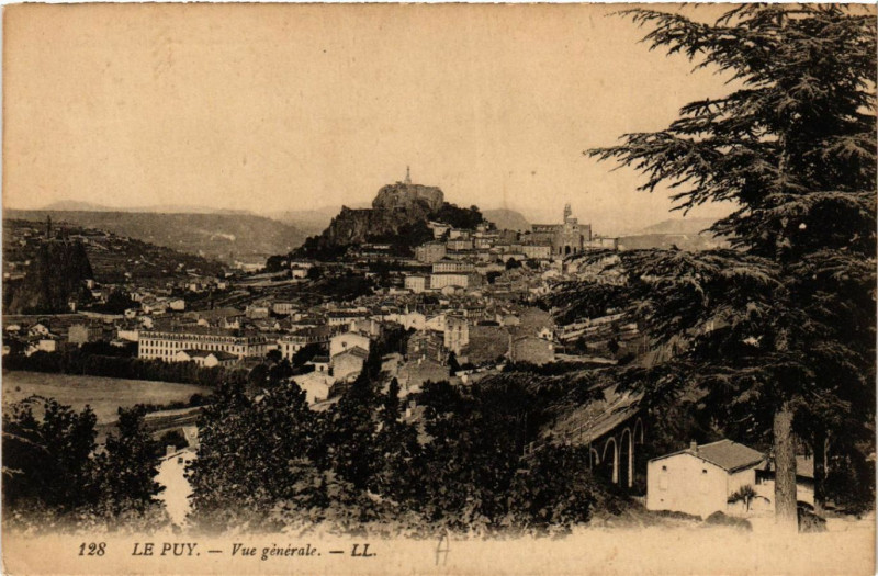 Carte postale ancienne Le Puy - Vue generale